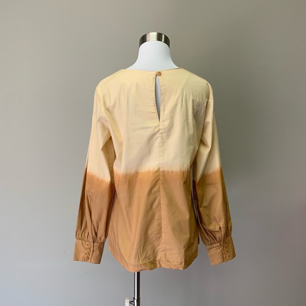 Anthropologie Dorothea Dip-Dyed Blouse NWT - Picture 3 of 4